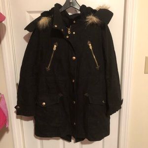 Juicy Couture Military Parka Coat Size XL